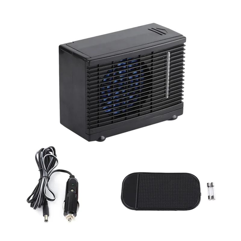 

A99F-Mini Car Air Cooling Fan Evaporative Air Cooling Fan Portable 12V Car Truck Home Mini Air Cooler Water Cooling Fan