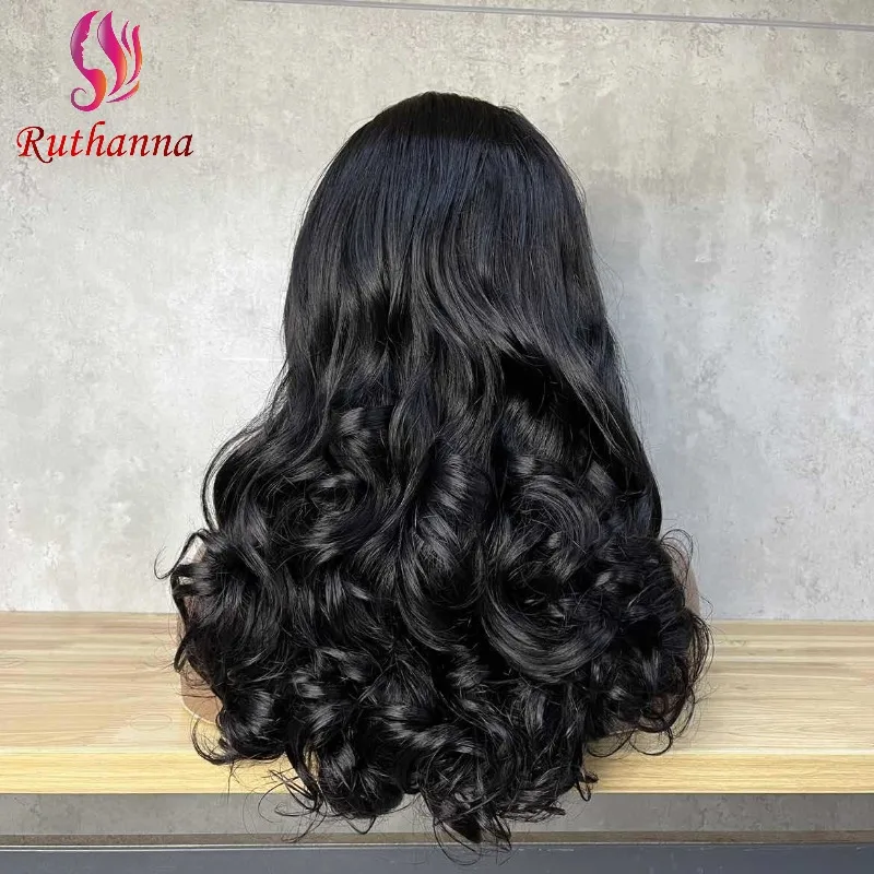 

Loose Bouncy 13x4 Lace Frontal Short Curly Wigs 100% Human Hair Pre-Plucked Hairline Brazilian Virgin Hair For Women Remy Hair