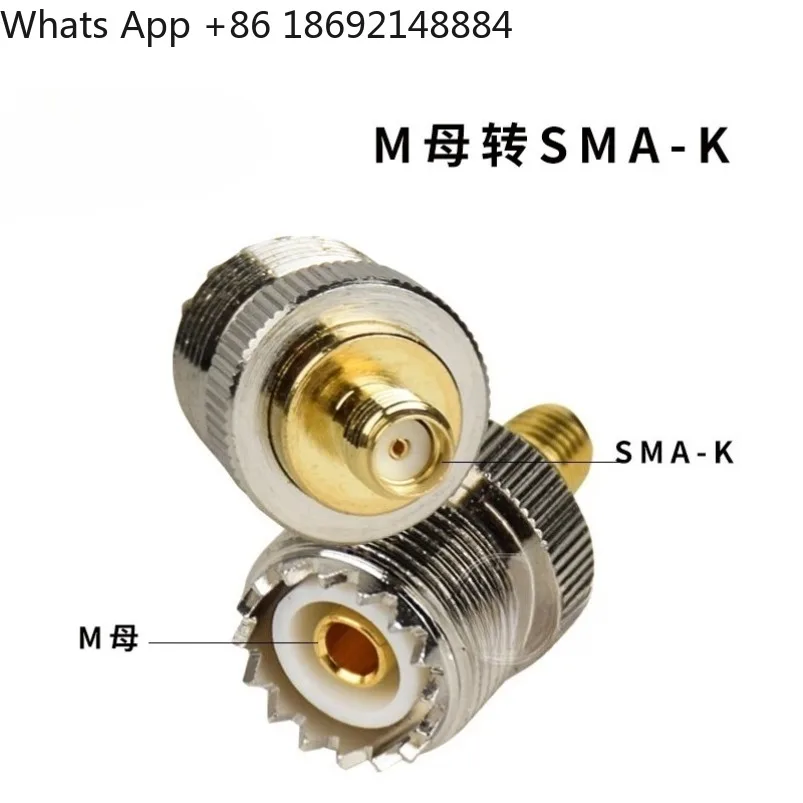 Walkie-talkie adapter M female to SMA-K hand connector SMA female/SL16 hand connector 3107 head