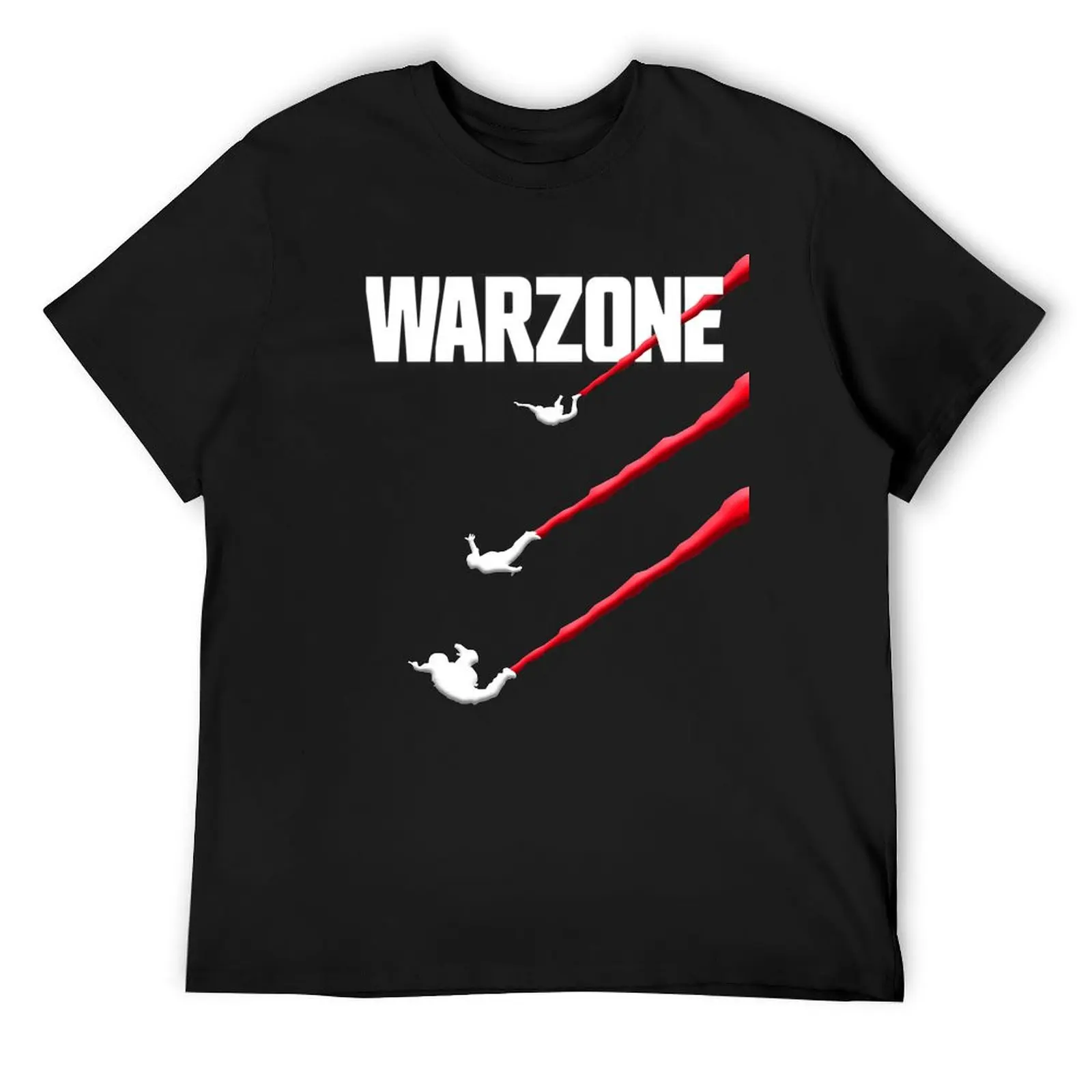 Warzone Dropping In T-Shirt korean fashion aesthetic clothes Short sleeve tee men