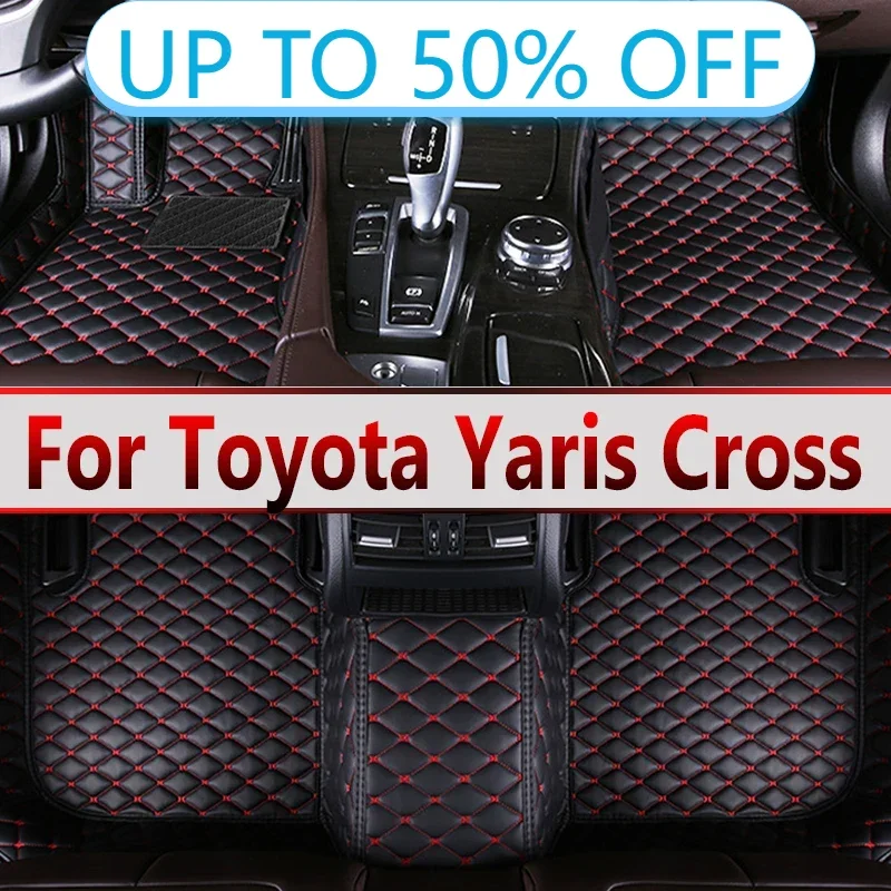 Non-hybrid Vehicle Car Floor Mats For Toyota Yaris Cross Yarisu Kurosu XP210 2021 2022 2023 Waterproof Pads Car Accessories 2012