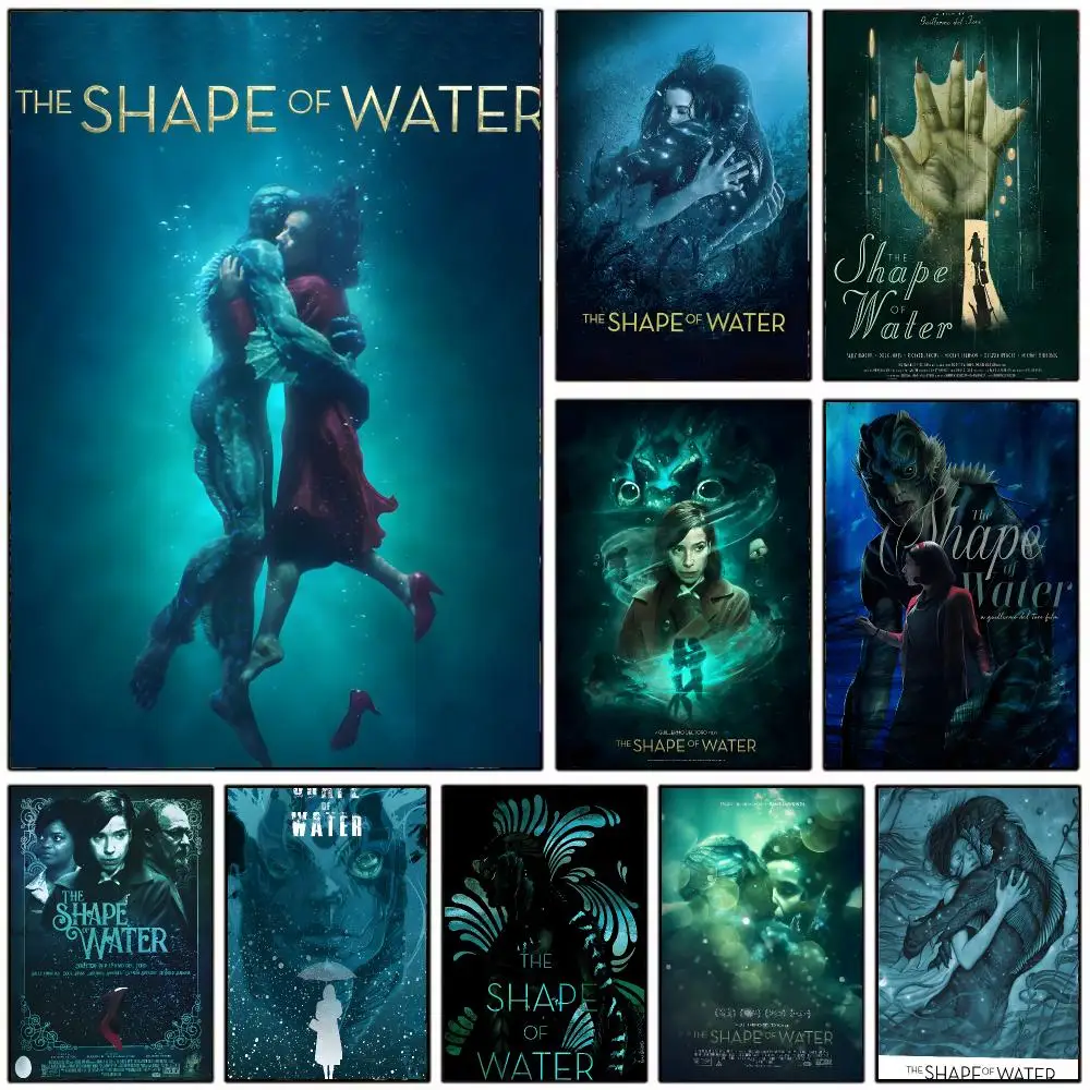 fantastical movie T-The Shape of Water Poster Modern Home Decoration Interior Design & Contemporary Wall Art Collection