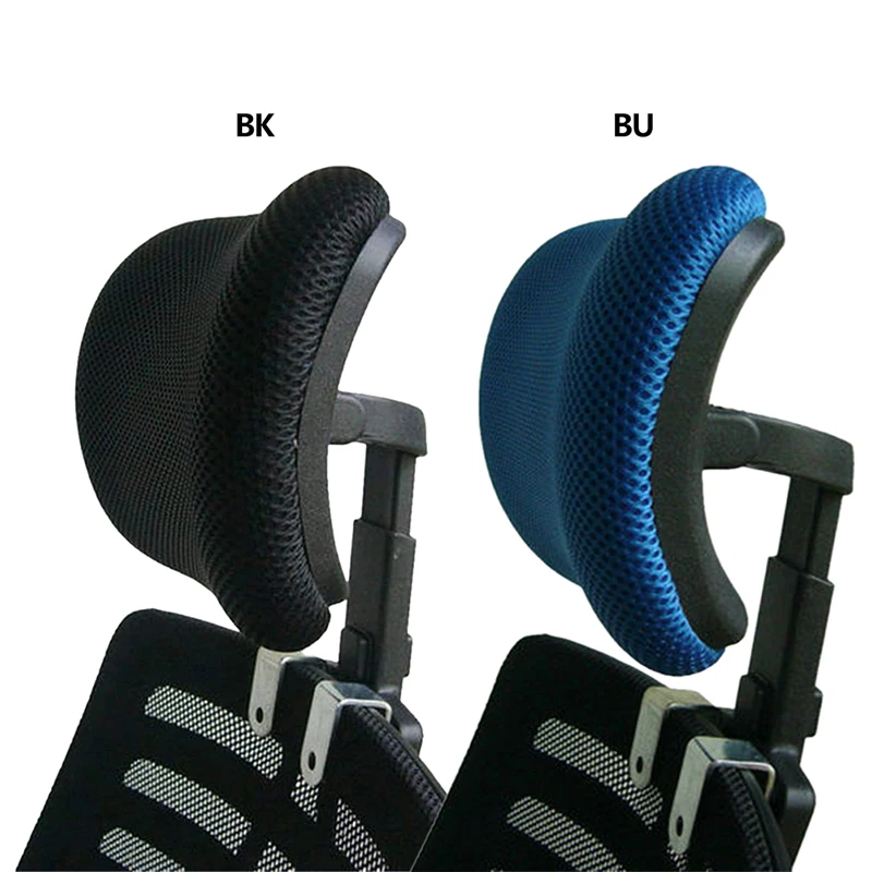 Headrest Extendable Head Height Adjustment No Perforation Installation For Office Use And Computer Chair Use Improve Posture