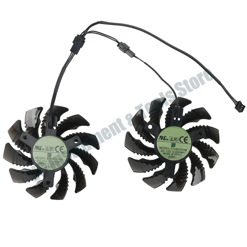 T128010SM PLD08010S12H GTX960 FAN 12V 78MM 3Pin 2Pin Cooling Fan GV-N960OC For Gigabyte GTX 960 Graphics Video Card Cooler Fan
