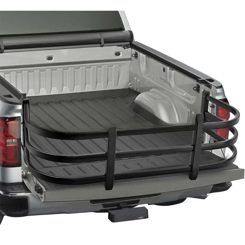 Truck Bed Extender for Pickup Trucks, Heavy-Duty Steel Folding Tailgate Rack, Adjustable Cargo Carrier, Truck Bed Accessories