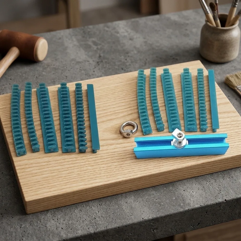 1set Automotive Dent Repair Puller Kit Aluminum Alloy Pulling-channel Nylon Pulling Tabs For Car Body Repainting Repair