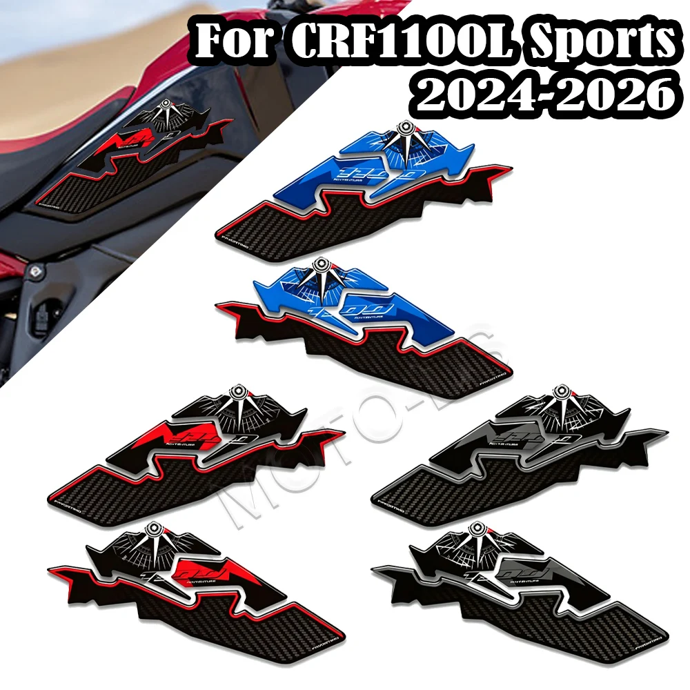 

2024 2025 2026 Motorcycle For Africa Twin CRF 1100L 1000 L CRF1100L CRF1100 Sports Tank Pad Cap Fairing Fender Stickers Decals