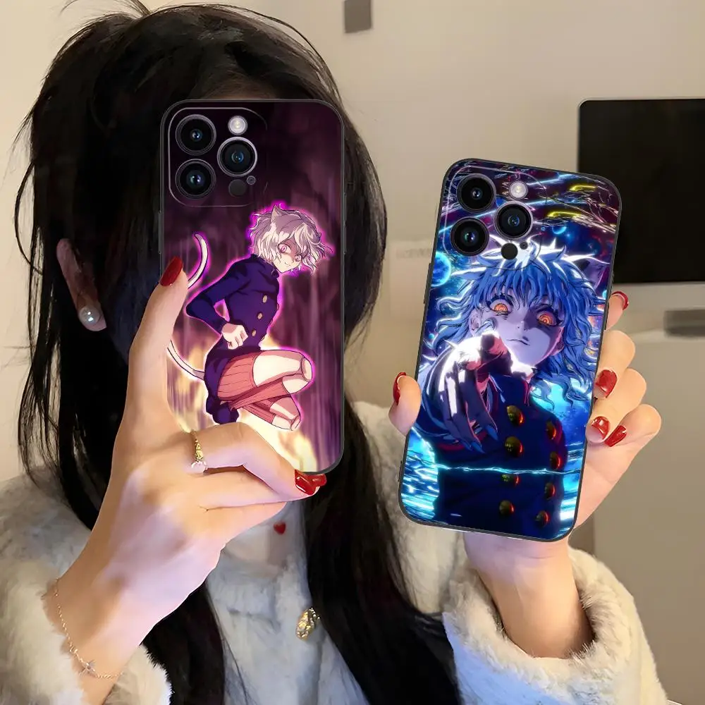 

Чехол для мобильного телефона Hunter Neferpitou для iPhone 17, 16, 15, 14, 13, 12, 11 X XR XS 8 7 Pro Max Plus, мини-цветный защитный чехол, роскошный