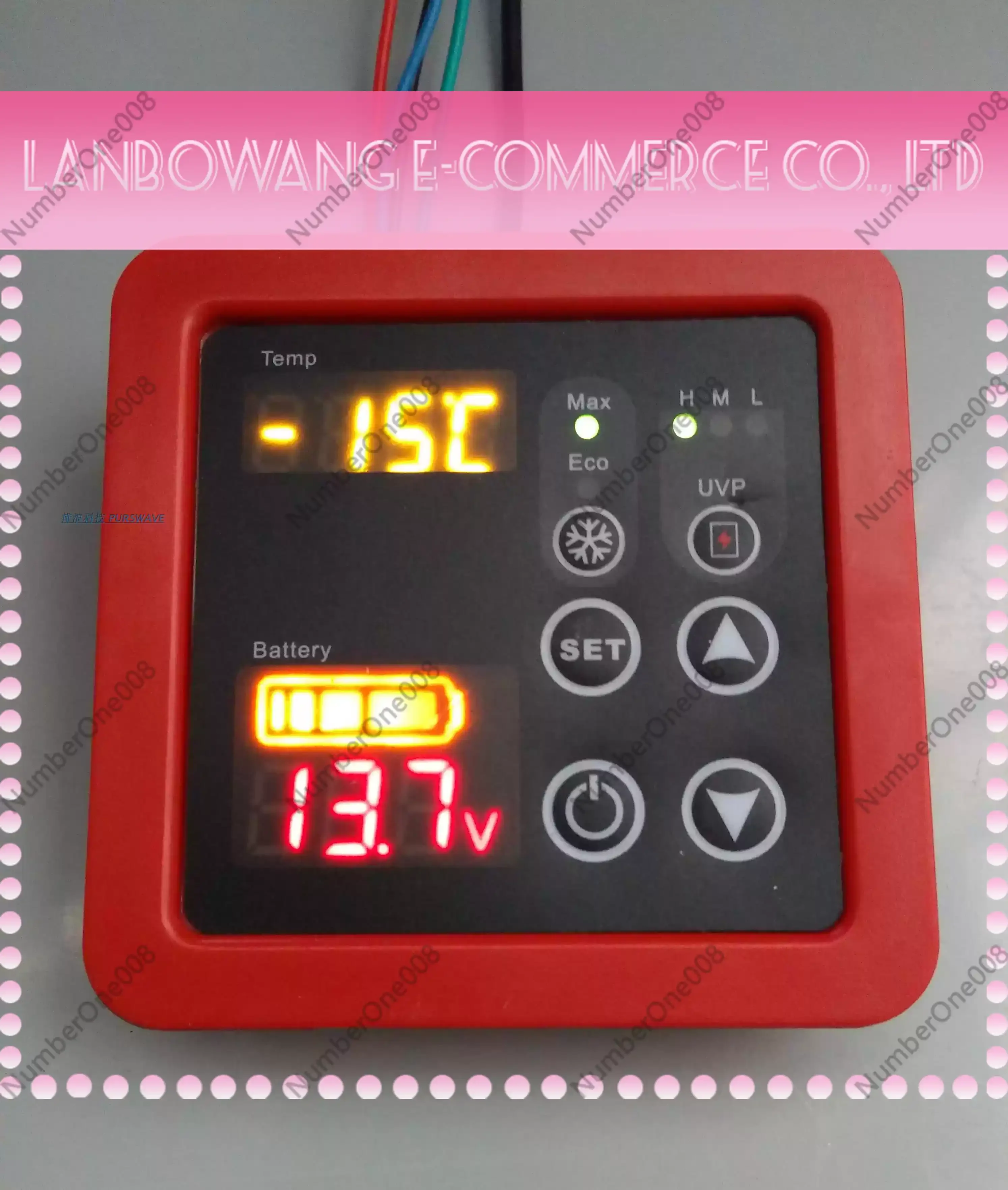 12V 24V 48V Electronic Display Thermostat for Solar Freezer Car RV Refrigerator