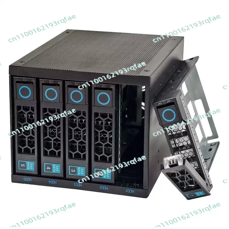 3 Optical Drive Hard Disk Cage with Back Plate SATA Chassis Rack For 5 Reels Hot Swappable Module