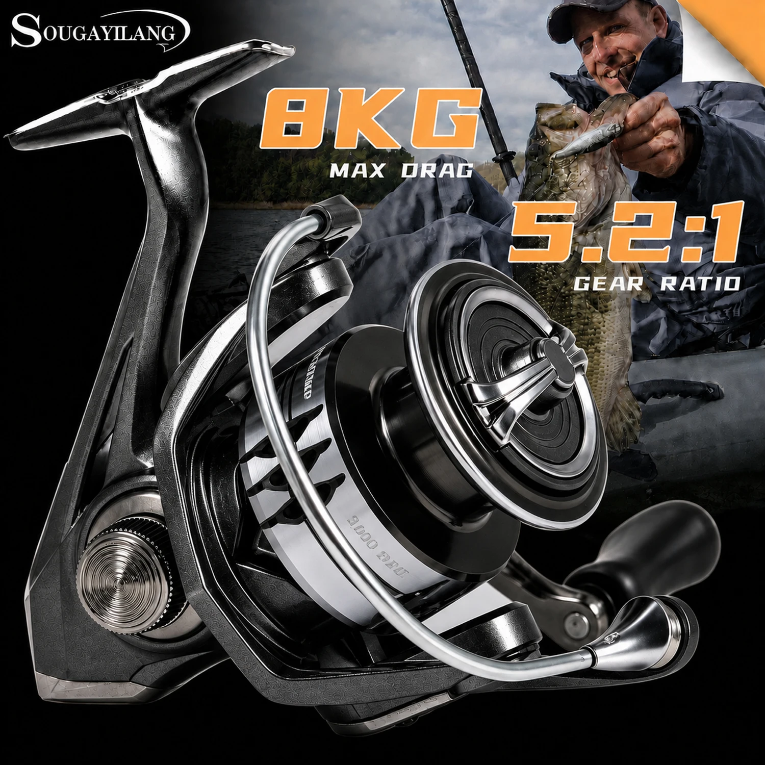 carretilha-de-pesca-sougayilang-com-relacao-de-engrenagem-52-1-drag-maximo-de-8kg-carretel-de-aluminio-manivela-dobravel-para-pesca-em-Agua-doce-e-salgada