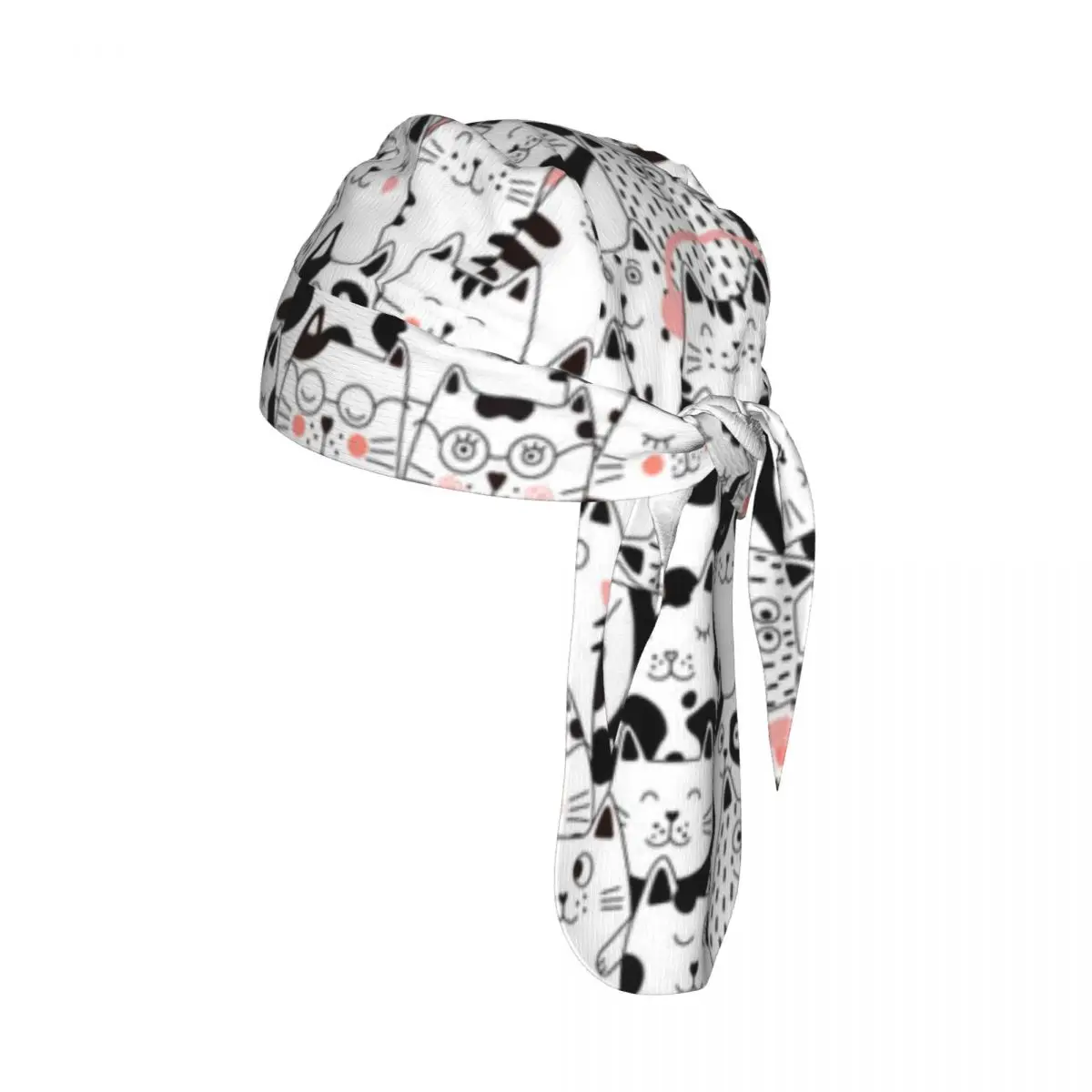 

Велосипедная повязка на голову с кошачьим принтом, быстросохнущая, солнцезащитная, для велоспорта