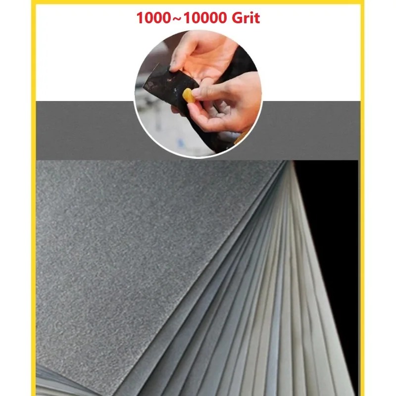 Sand Paper Water/Dry Sanding Paper Abrasive Tools Sandpaper Set 1000 1200 1500 2000 2500 3000 5000 7000 10000 Grit
