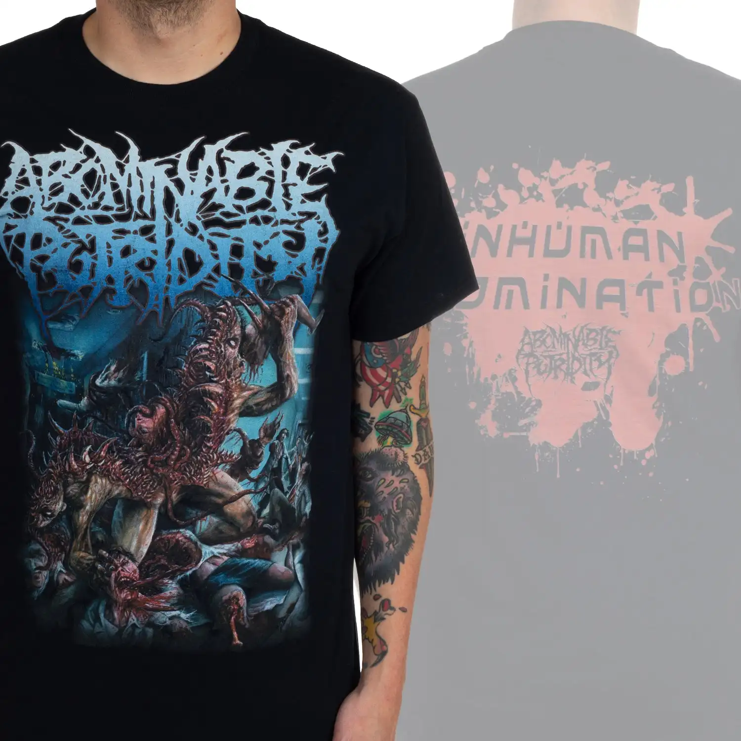 Abominable Putridity The Anomalies of Artificial Origin Band T-Shirt 100% Cotton Graphic Tee Men Women Summer Streetwear Top