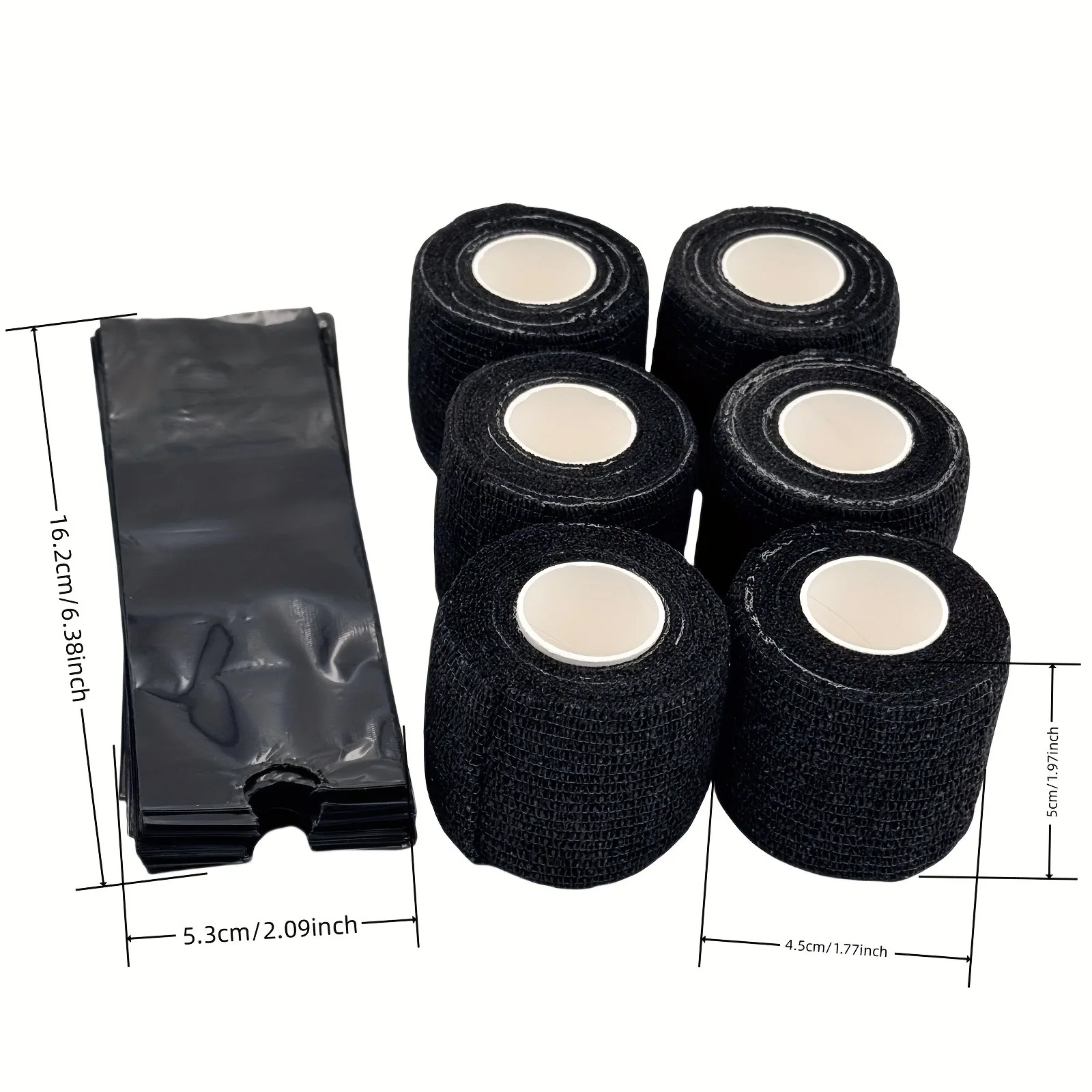 200Pcs Disposable Tattoo Pen Bags Self-Adhesive Elastic Bandage Tattoo Machine Cover Sleeves Supplies Tattoo Pen Accessories