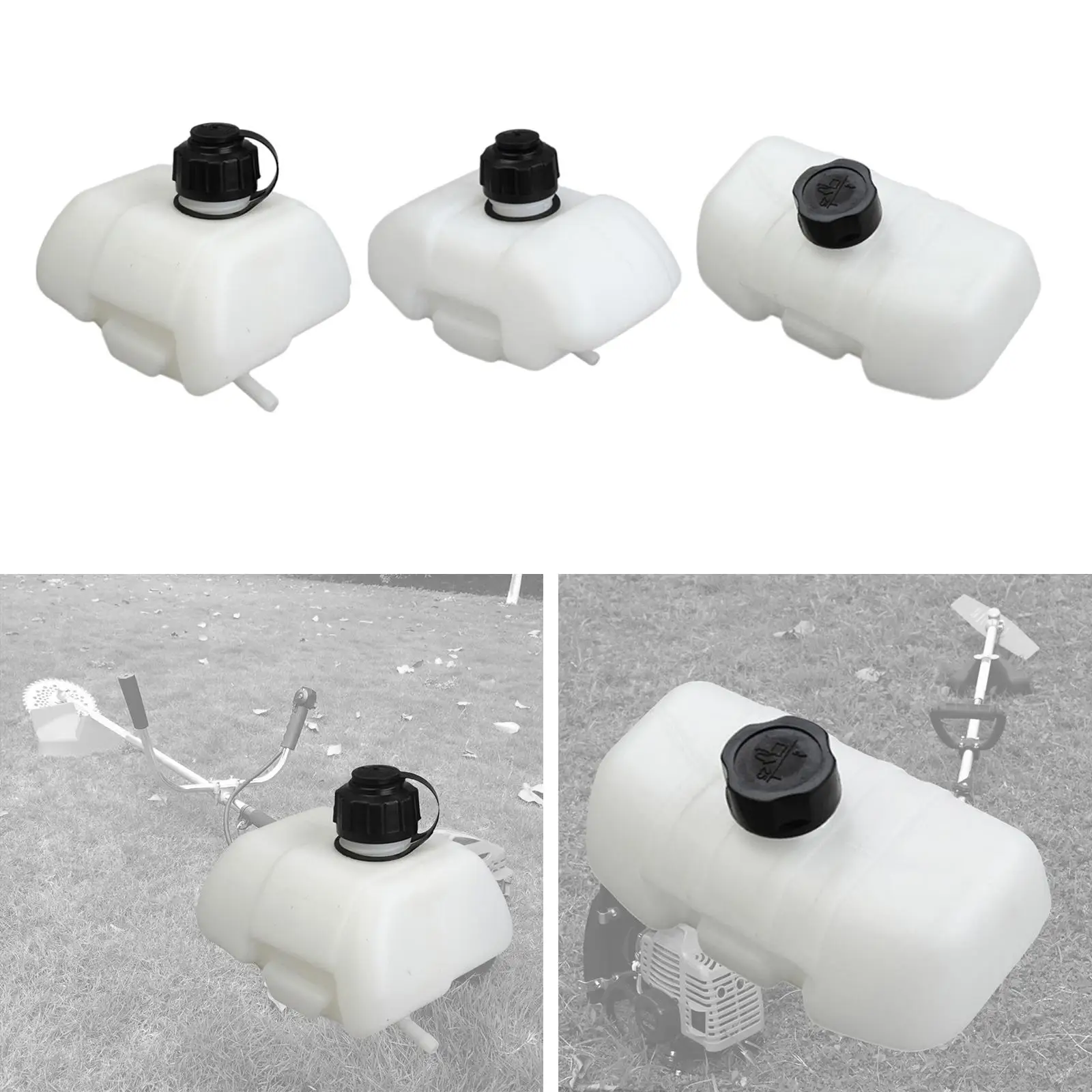 White Plastic 40-5/40-6 Type Oil Pot for String Trimmer Weeding Spare Parts