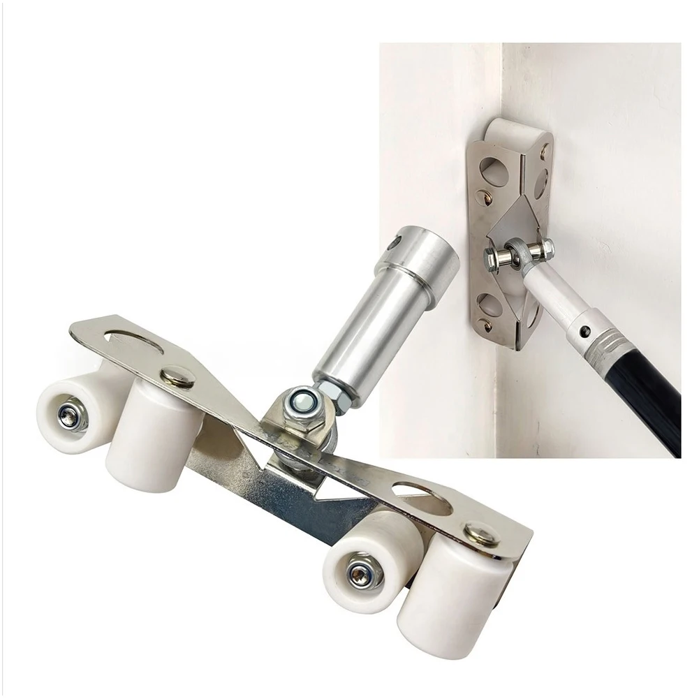 

Adjustable Angle Internal Corner Roller Tool with Dual Rollers for Quick and Effective Application of Drywall Compound