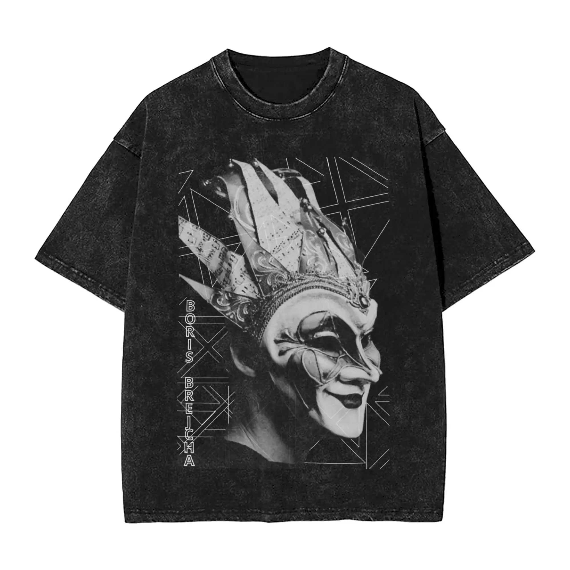 Women Men Dj Boris Brejcha 2025 T Shirt Graphic Printed Washed Vintage  Harajuku Streetwear Outfit Tees