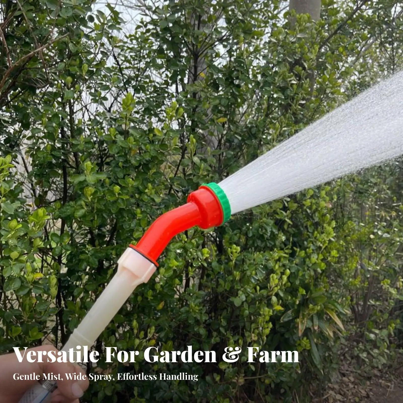 garden Sprinkler Nozzle Lightweight Garden Shower Nozzle Detachable Design Fine Mist Spray Head for Farmers, Gardeners, view 4