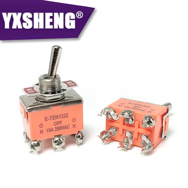 1Piece Switch Miniature Toggle Switches E-TEN1322 E-TEN1321 E-TEN1221 E-TEN1122 E-TEN1121 1322 1321 1221 15A/250V