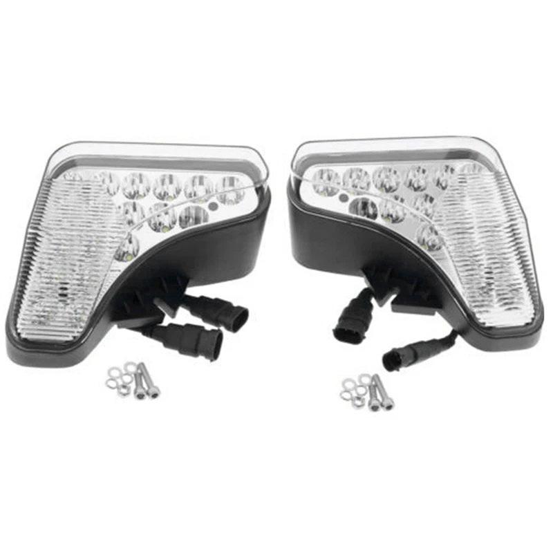 LED Left & Right Headlight Kit For Bobcat Skid Steer Loader S550 S570 S590 S595 Accessories 7251340 7251341 7138040 7138041