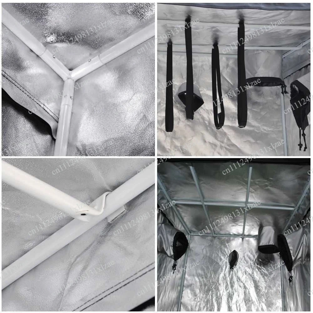 7.9' x 6.6' x 3.9' Grow Box Tent - Indoor Hydroponic Grow Room for Home Plants, Garden Greenhouse, with Multiple Vents