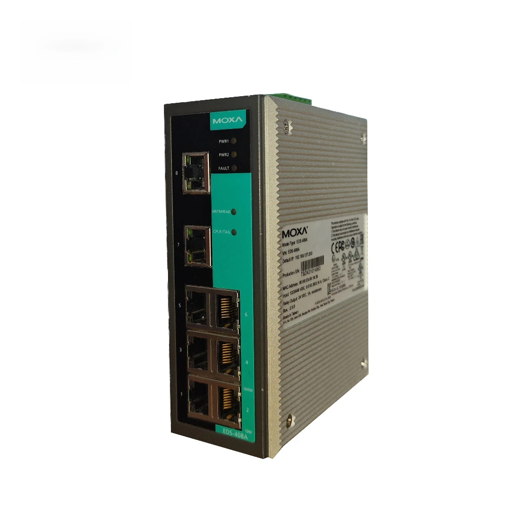 MOXA EDS-405A-SS-SC EDS-405A-SS-SC-T 5 Port Single-mode Managed Industrial Ethernet Switch Module New Original