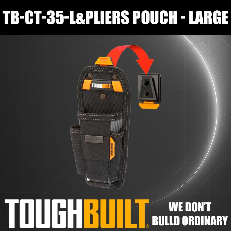 

TOUGHBUILT TB-CT-35-L L-Pliers Specialized Tool Belt Pouch