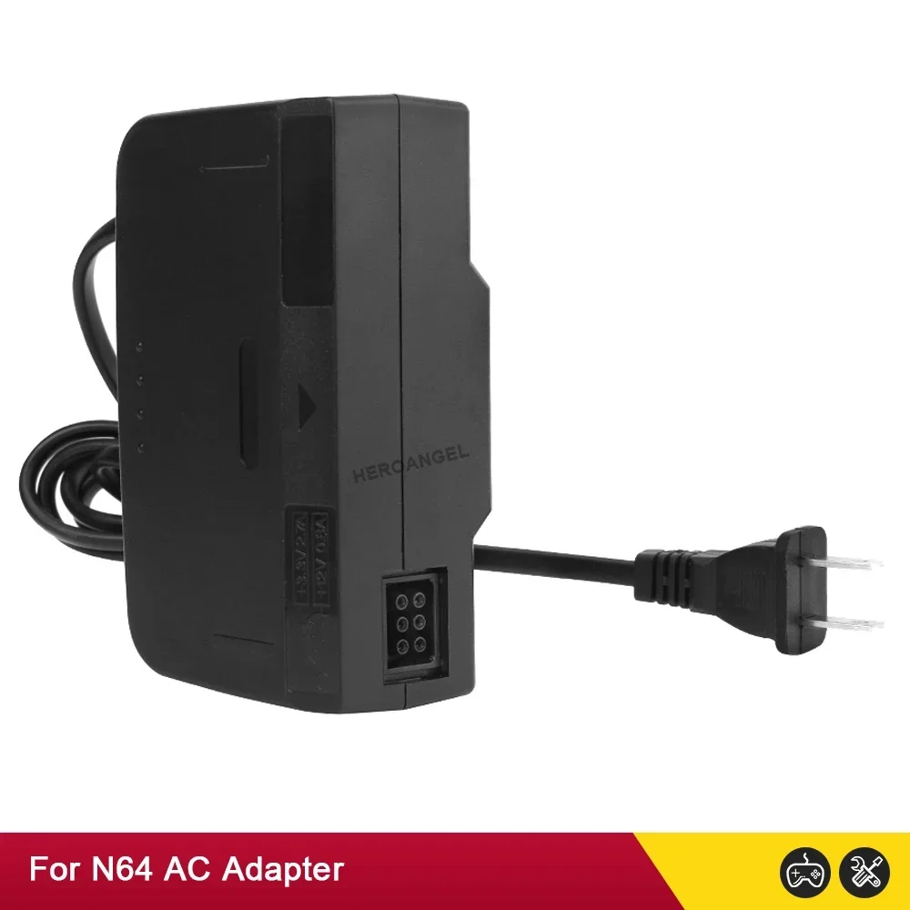Neues Adapter-Netzteil-Ladekabel mit EU-US-Stecker für N64-Konsole, AC-Adapter-Ladegerät, Gaming-Zubehör – Detail 11