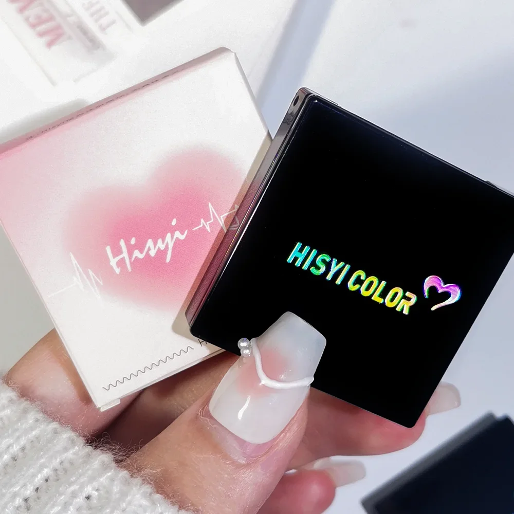 لوحة طينية 2 في 1 للشفاه وأحمر الخدود - 6 ظلال غير لامعة، ألوان حمراء/بنية جريئة، خالية من التلك، نباتية، طويلة الارتداء، معتمدة، للجنسين، آمنة للبشرة #5