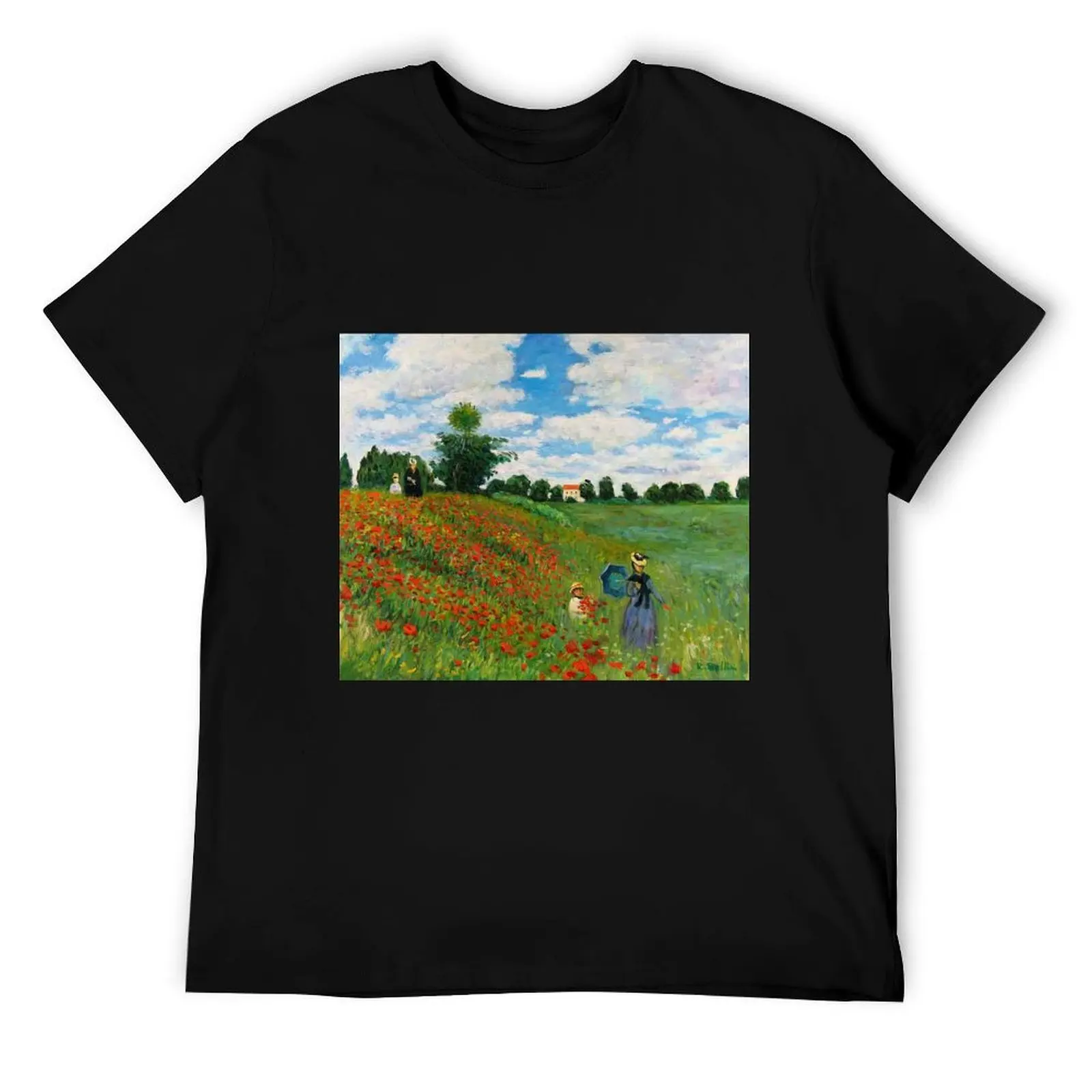 

Landscape by Monet T-Shirt t shirt men 100% cotton luxury brand t shirts for man pack white man t shirt summer T-Shirt