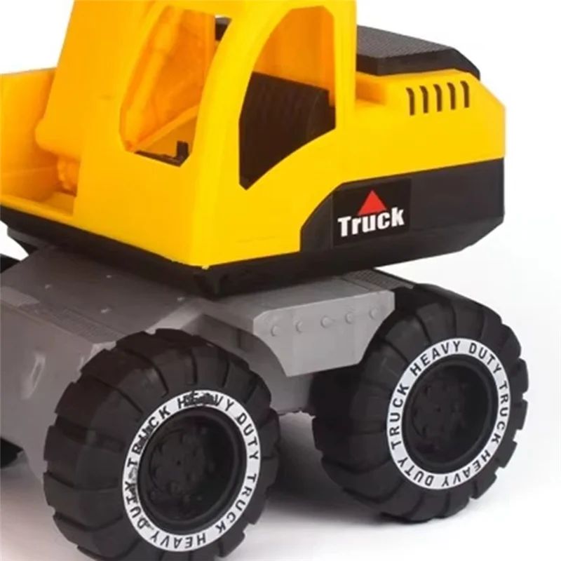 Highly Recommended Large Size Engineering Vehicle Set For Children Inertial Soil Excavator Anti-Colion Sand Loading Unloadin
