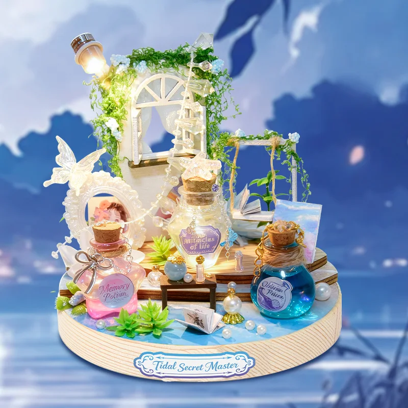 2026 Neuerscheinung DIY Miniatur-Landschaft Puppenhaus-Set - Handgefertigtes Kreatives Geschenk für Heim- und Schreibtischdekoration