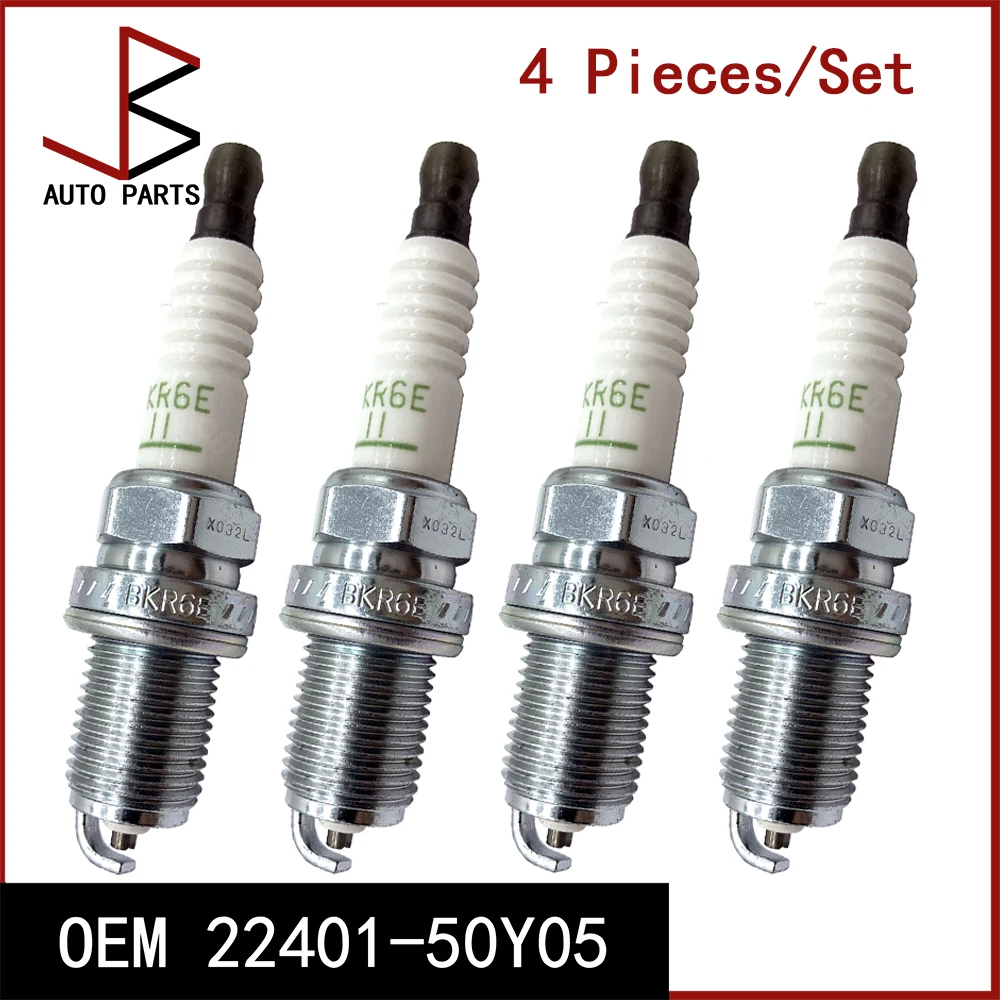 

НОВЫЕ 4 шт./компл. свечи зажигания OEM 22401-50Y05 2240150Y05 BKR5E11 для TOYOTA COROLLA 1987-1999 NISSAN AVENIR 1997-2006 KIA RIO II