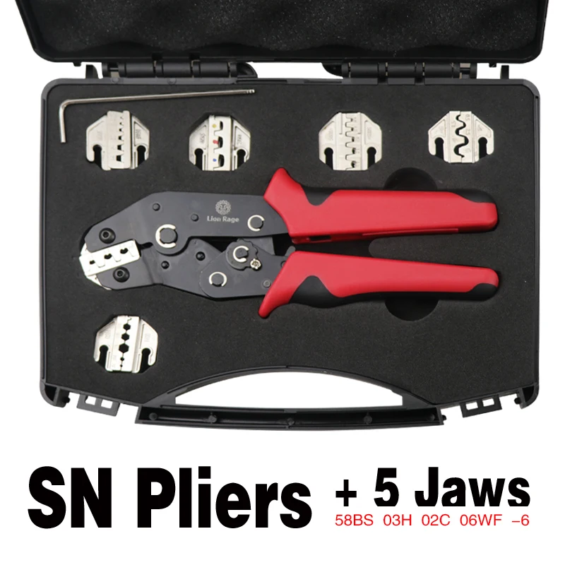 SN Crimping Tool Set Series with D3 Wire Stripper – One Set Meets Most Crimping Needs