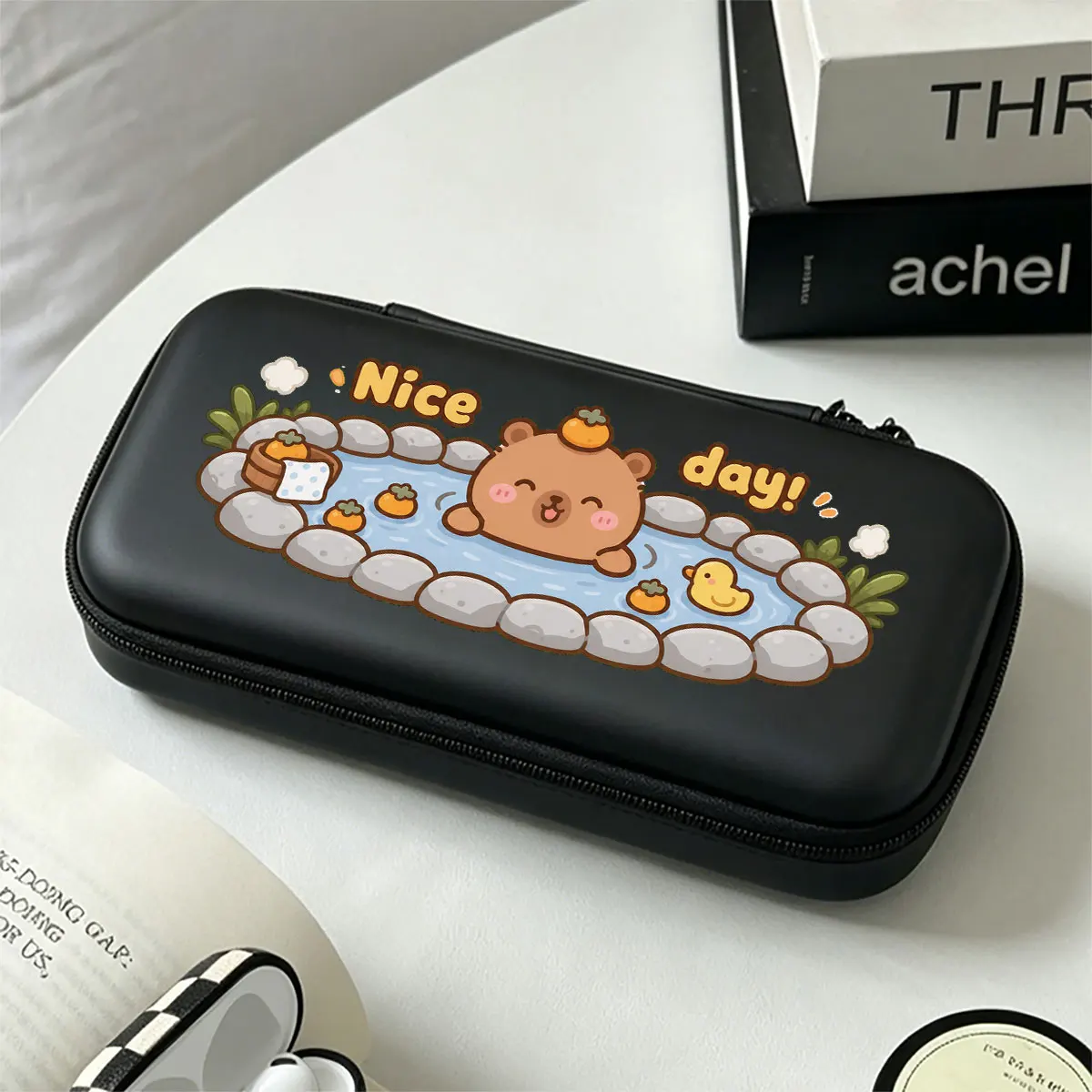 Portable Carrying Case With Mesh Pockets Portable Travel Gaming Accessories Storage Bag for Nintendo Switch Lite/OLED