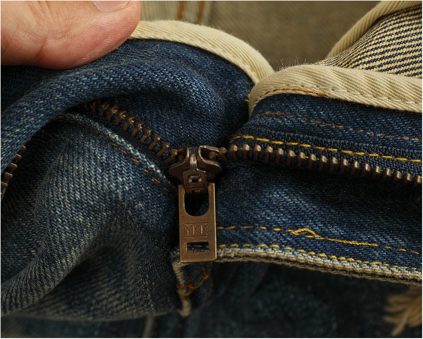 Pantalones vaqueros pesados de alta calidad para hombre, Vaqueros rectos cónicos lavados artesanales con parches desgastados a la moda de calle alta