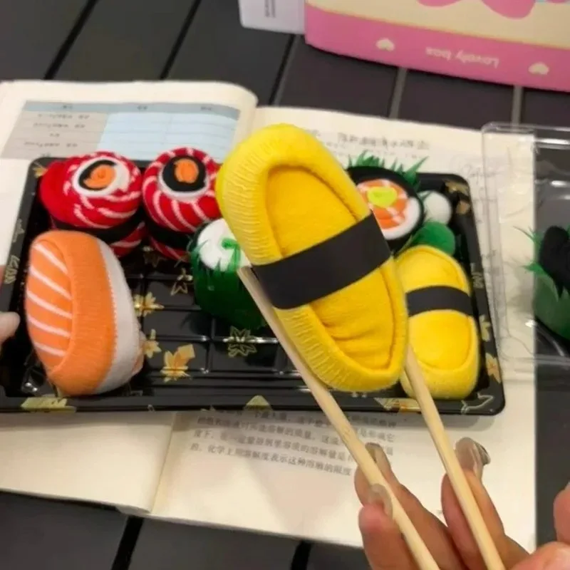 Creative Simulation Sushi Sock Gift Box for Personalized and Fun Christmas and Birthday Gifts for Male and Female Friends