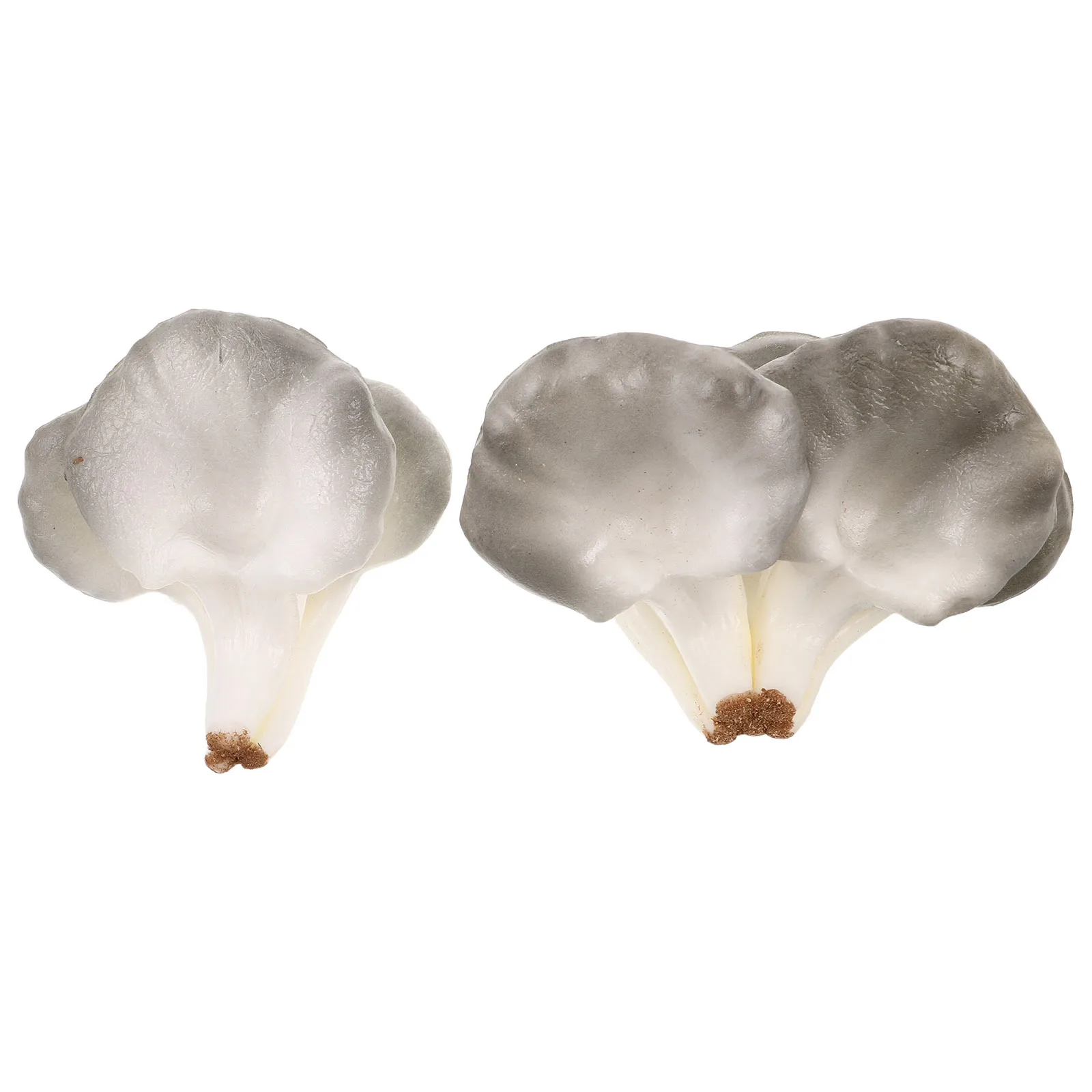 

2pcs Artificial Mushrooms For Decoration Miniature Garden Landscape Simulation Faux Vegetables Kids Play Food Kitchen Decor