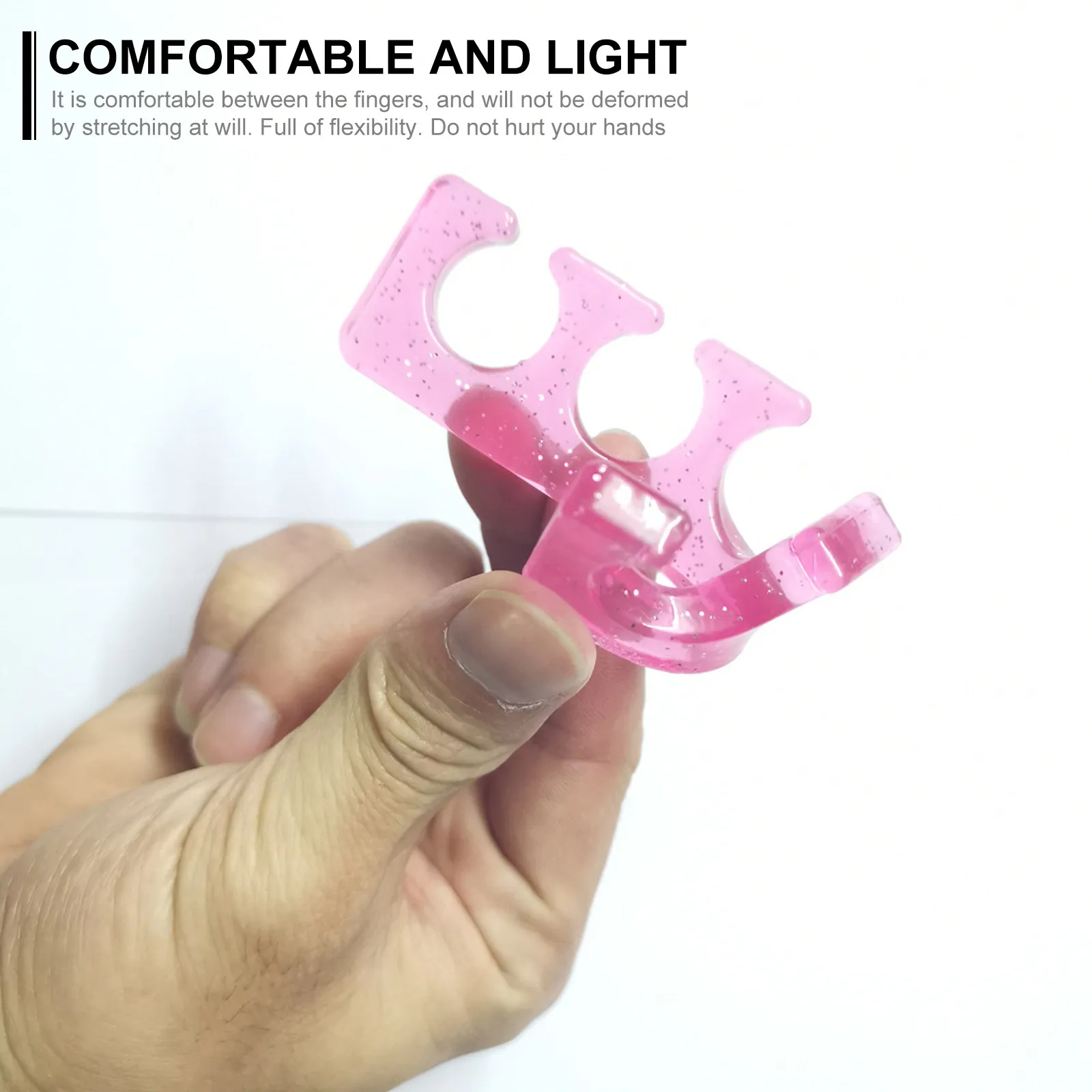 6Pcs Silicone Toe Divider Spacer Stretcher for Nail Art Pedicure Manicure Flexible Non Deforming Comfortable Universal Hand Foot