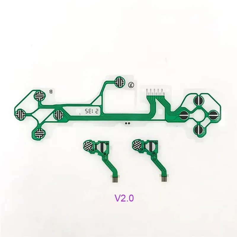 FFYY-para controlador de almohadilla de juego PS5, 100 Uds., botón de Joystick analógico, película conductora, cinta de Cable flexible V1.0