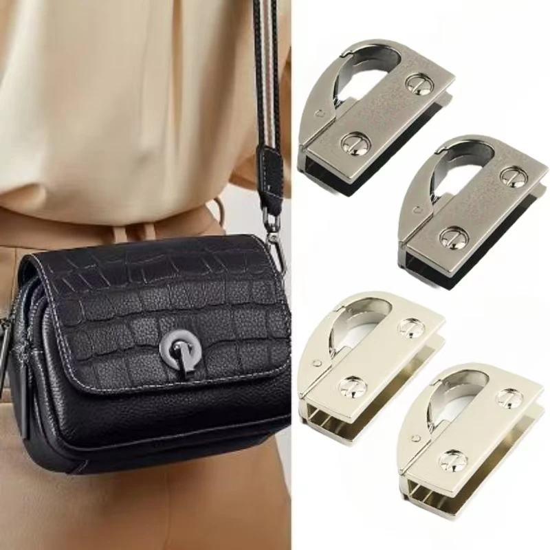 2Pcs Metal Bag Side Anchor Gusset Hanger With Detachable Screws Bag Side Clip Buckles Purse Handbag Strap Hook Bag Accessories