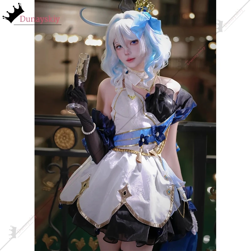 Aliexpress ‌Genshin Impact Furina Night Meeting‌ Cosplay Costume Game Genshin Impact Furina Character Roleplay Outfit Halloween Dress Up - Aliexpress Deal