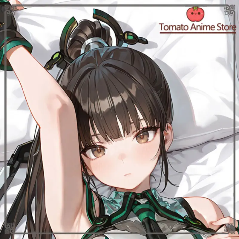Funda de almohada de cuerpo entero de Eve, personaje de anime, para cojín, ropa de cama de Otaku, Navidad