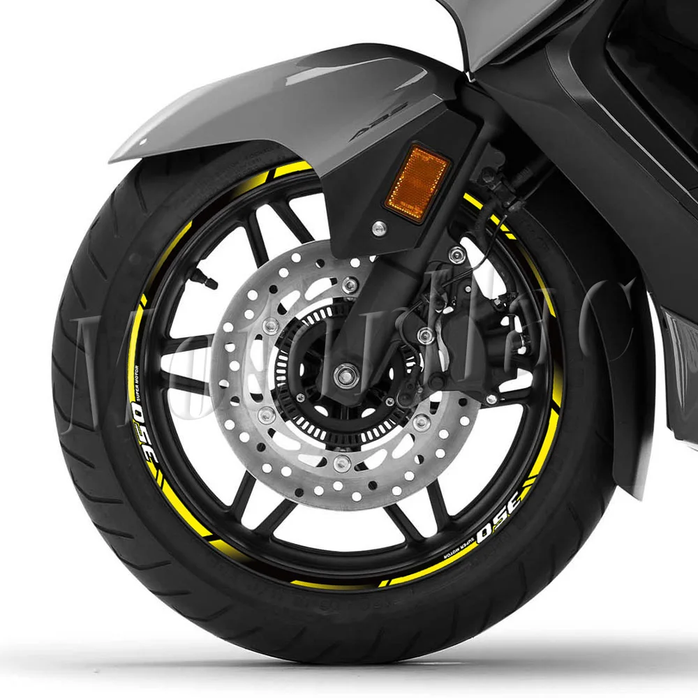 Motorrad-Radaufkleber Reflektierende Felgenstreifen Wasserdichtes Zubehör für Honda Forza 750 350 2026 2025 2024 – Detail 7