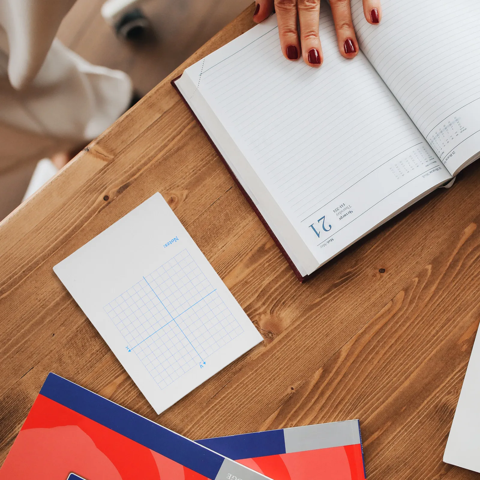 2 Books Xy Graph Paper Math Practice Sheets Coordinate System Paper for Scientific Calculations Mathematical Explorations