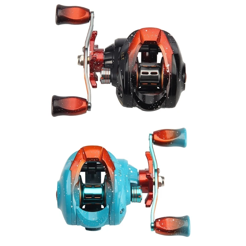 

Corrosions Resist Baitcasting Reel, 7.2:1 High Speed Powerful Spool Fishing Reel D5QD