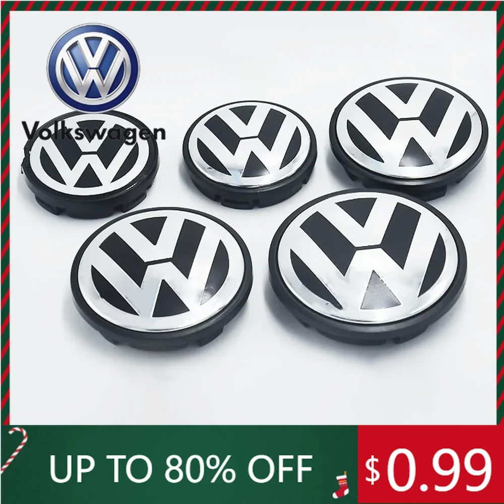 

Interior Stickers ABS 4pcs 55mm 56mm 65mm 70mm 76mm Car Wheel Center Caps Hubcap Cover for VW Volkswagen Jetta MK5 Golf Passat s