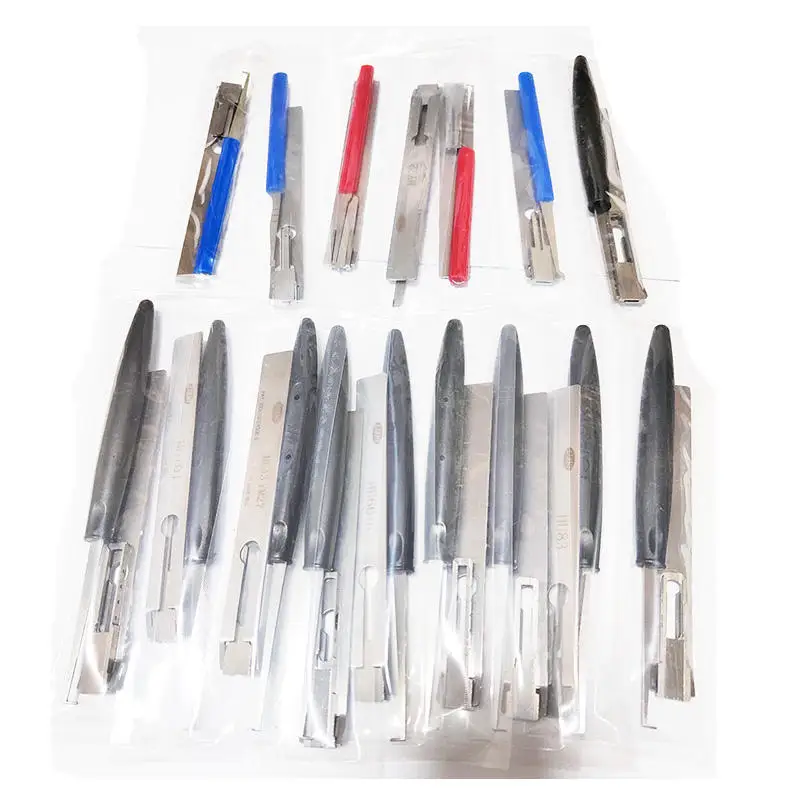 LISHI Tool 24 PCS First Generation Lock Pick Set HU66 HU83 HU87 HU92 HU101 HY22 VA2T SIP22 NSN14 HY22 HU100 Locksmith Tool