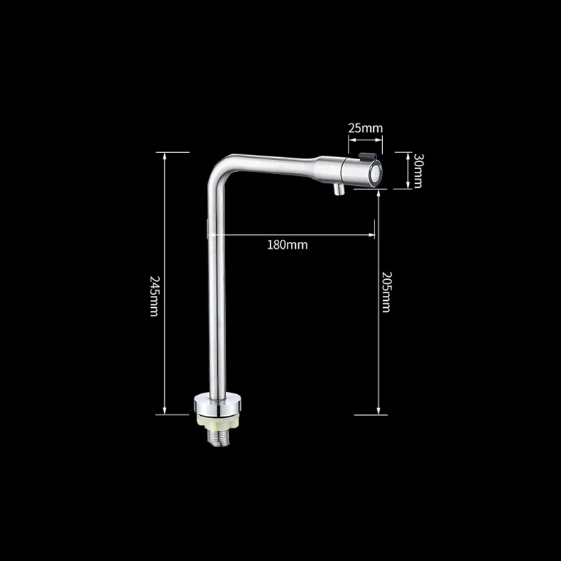 Purificador de agua fría de acero inoxidable 304 para cocina, grifo de bebida recta de 1/4 pulgadas, purificador de ósmosis inversa para el hogar